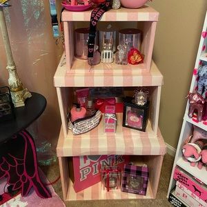 SOLD- VS PINK display box stands